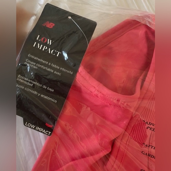 New Balance NWT Women's X Bandier Corset Tank Bra Size Large Watermelon Pink. - Picture 7 of 13